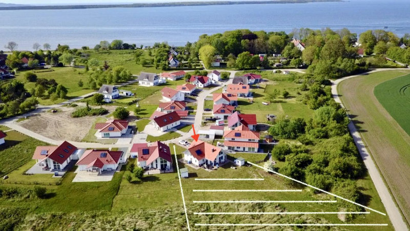 Aerial photo location Villa Heimathafen